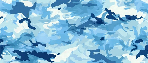 Light blue camouflage seamlessly disguises, adding an elegant touch to any setting
