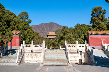 Exterior of the Ming Tombs, Beijing, China, Asia