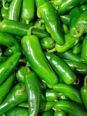 Green jalapeno pepper fresh vegetable produce hot spice seasoning
