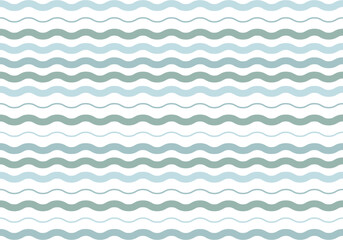 Fondo de patrón de líneas onduladas azules representando el mar
