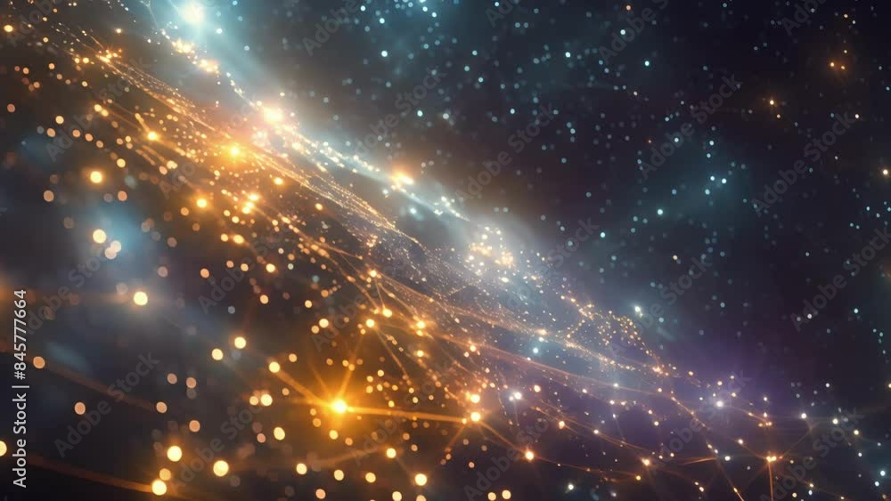 Poster the galaxys core is a hub of activity with numerous exchanges and trading platforms lit up like cons