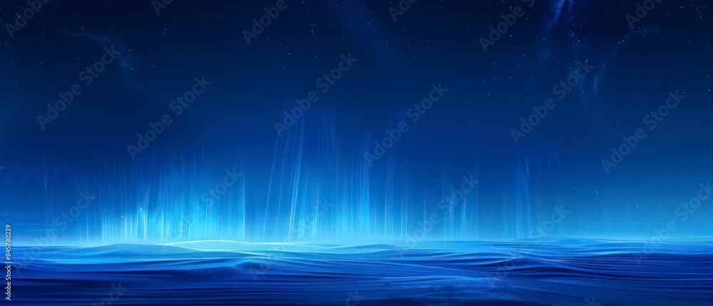 Poster abstract lines form a captivating gradient blue background, delivering a strong visual impact with i