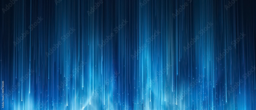 Poster abstract lines form a captivating gradient blue background, delivering a strong visual impact with i