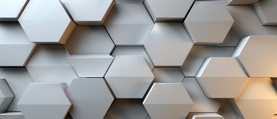 hexagon design, embodying elegance through its simple geometry