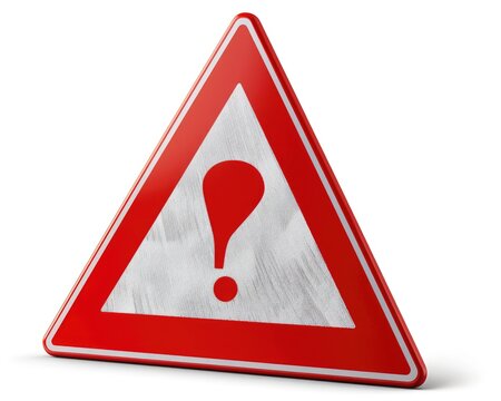recommend clip art: Important Sign. Red Exclamation Alert Icon - Danger Triangle Caution Road Warning