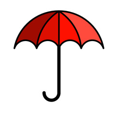 umbrella icon vector design graphic
