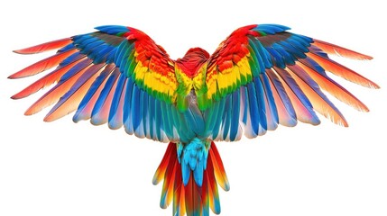 Fototapeta premium heart of colorful birds