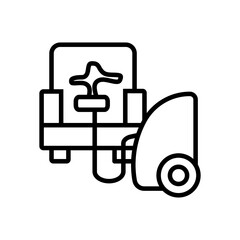 Obraz premium Furniture Dry Cleaning Icon Ideal for Home Cleaning and Maintenance Themes