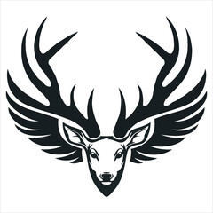 Animal Deer Logo illustration 