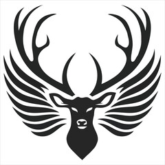 Animal Deer Logo illustration 
