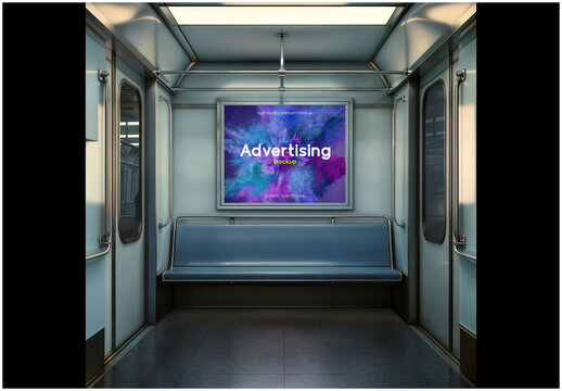 Subway Advertising Mockup