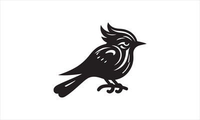 illustration of a bird silhouette vector