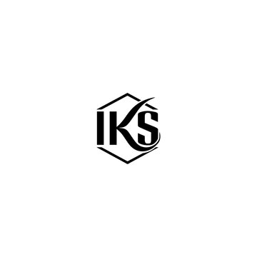 IKS monogram logo icon, symbol, sign, button, vector, illustration, business, web, 3d, icons, internet, design, set, mail, element, concept, computer, letter, home, text, arrow, contact