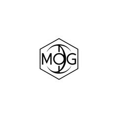 MOG monogram logo, icon, mail, e-mail, email, internet, symbol, button, web, sign, communication, business, at, contact, message, computer, illustration, post, vector, letter, 3d, design, address, env