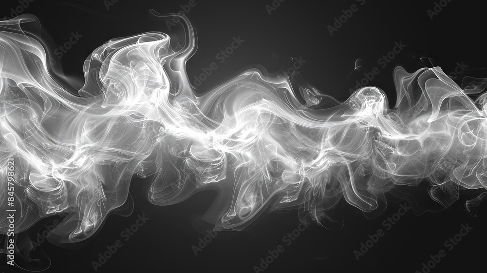 Poster abstract silver fabric with wavy patterns for a shiny and smooth effect. metal and silk feel, for us