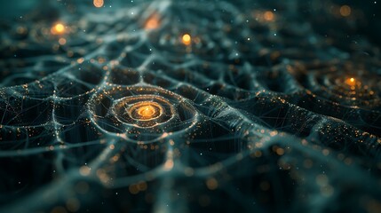 A labyrinth of thoughts depicted through a maze of interconnected neurons