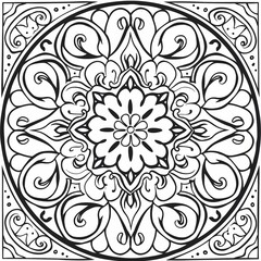 Mandala Coloring page 