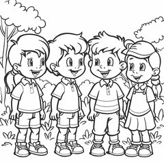 Coloring page for children 