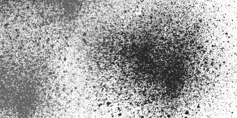 Black and white stain rusty metal texture old terrazzo surface isolated overlay decorative vintage vector background.