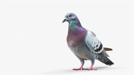 pigeon isolated on white background © faiz