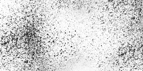 Black and white stain rusty metal texture old terrazzo surface isolated overlay decorative vintage vector background.