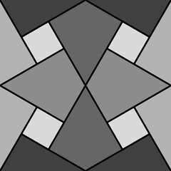 Rhombuses, kites, squares motif. Geometric backdrop. Seamless vector. Ethnic ornament. Tribal pattern. Quadrangles background. Tiles wallpaper. Embroidery digital paper, textile print, abstract.