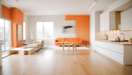 inimalist interior design style, futuristic home office, sleek furniture, state of the art technology