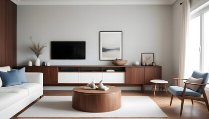 inimalist interior design style, futuristic home office, sleek furniture, state of the art technology