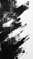 Abstract Charcoal Painting Texture