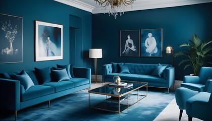 inimalist interior design style, futuristic home office, sleek furniture, state of the art technology