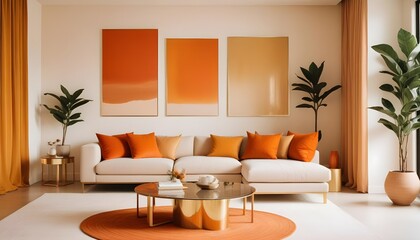 Fototapeta premium inimalist interior design style, futuristic home office, sleek furniture, state of the art technology