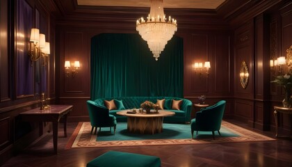 inimalist interior design style, futuristic home office, sleek furniture, state of the art technology