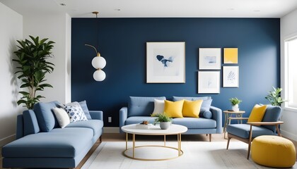 inimalist interior design style, futuristic home office, sleek furniture, state of the art technology