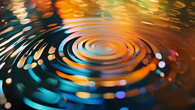 A mesmerizing swirl of distorted geometric shapes reflecting the ebbs and flows of crypto liquidity.