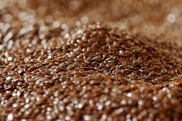 Obraz premium Flax seeds origin