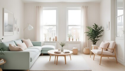 inimalist interior design style, futuristic home office, sleek furniture, state of the art technology