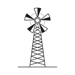 windmill icon illustration