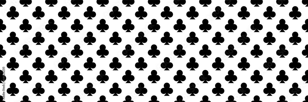 Poster horizontal black club seamless design for pattern and background.