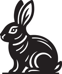 white rabbit cartoon