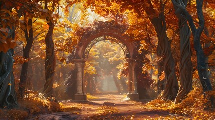 Obraz premium Autumn background