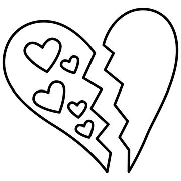 recommend clip art: Broken Heart