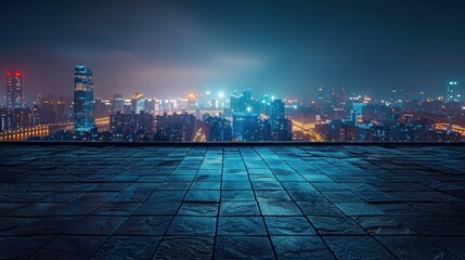 Smart city and communication wireless network 5G. Rounded abstract cityscape network connection, AI generated