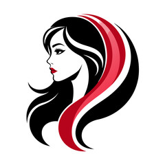 Vector template abstract logo for woman salons and shops