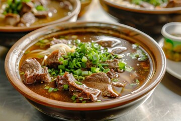 Tainan Taiwan is known for its delicious beef soup