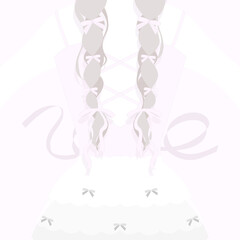 バレエコアな少女の壁紙⭐︎