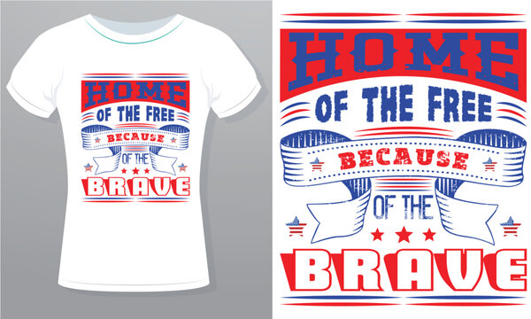 My first 4th of July or your family's 4th of July or home of the free because of the brave Roylrti free vector Design