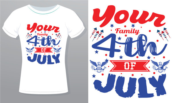 My first 4th of July or your family's 4th of July or home of the free because of the brave Roylrti free vector Design