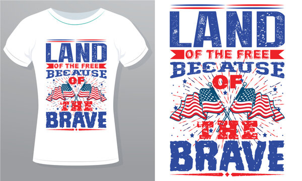 My first 4th of July or your family's 4th of July or home of the free because of the brave Roylrti free vector Design