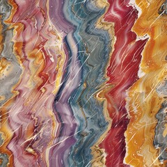 Seamless Marble Texture with Delicate Color Veins