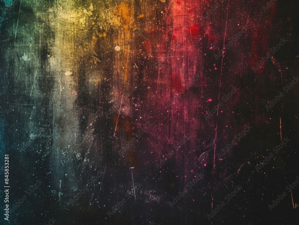 Aufkleber colorful abstract paint texture. a vibrant and dynamic abstract paint texture with a mix of colors, 